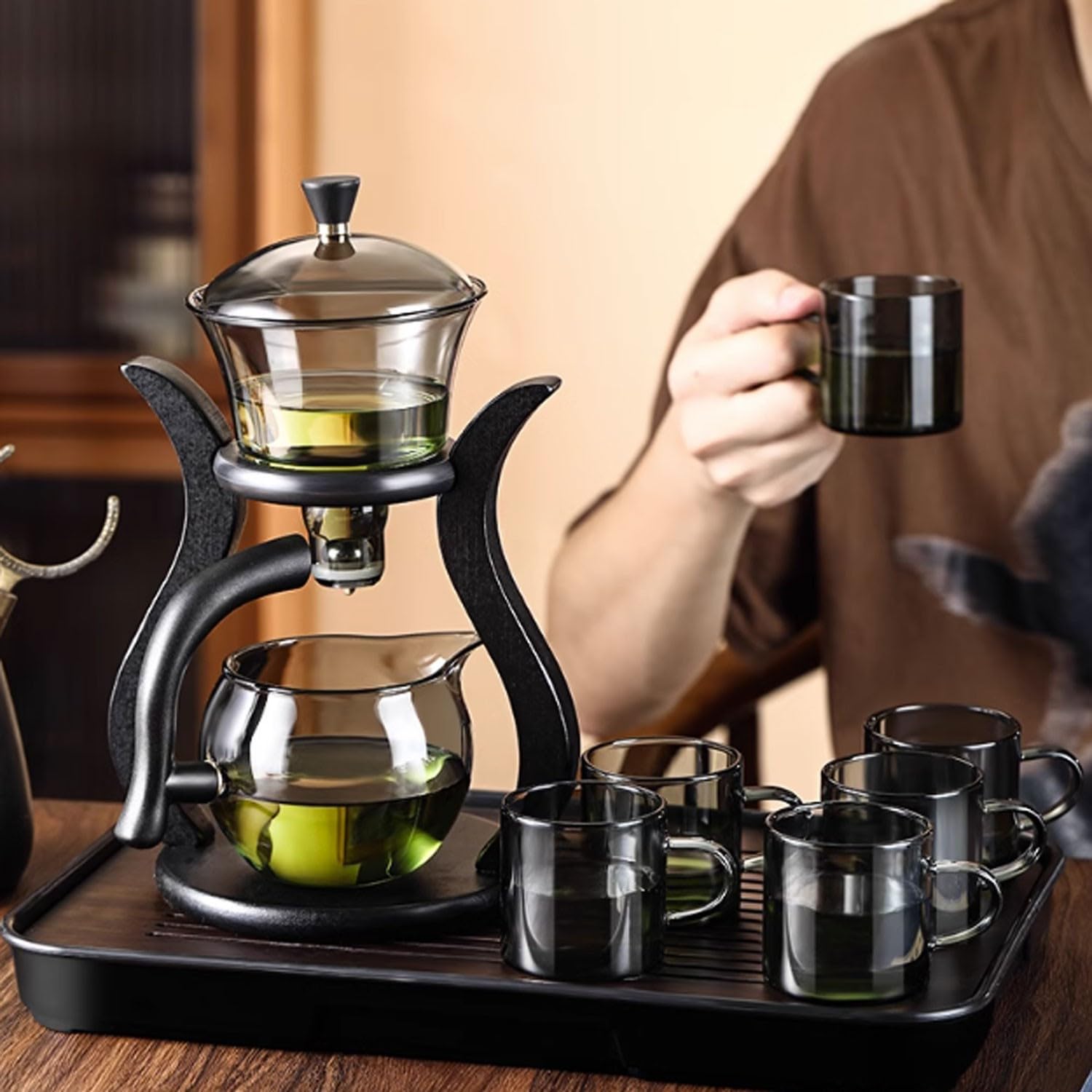 Amazon.co.jp: SciAza ティーセット 紅茶 ポット 中国茶器セット